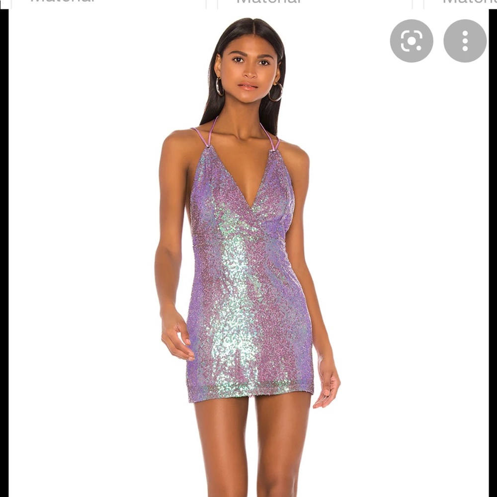 SUPERDOWN SEQUIN DRESS